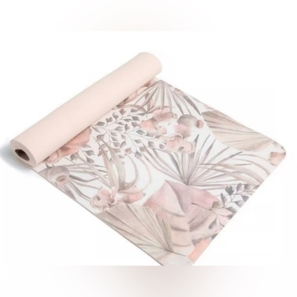 Blogilates Accessories - Floral Patterned Vegan Suede Yoga Mat